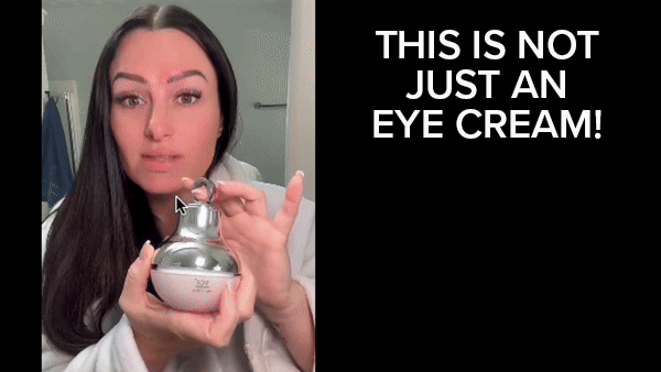 Eye Cream With Built-In Red Light Massager