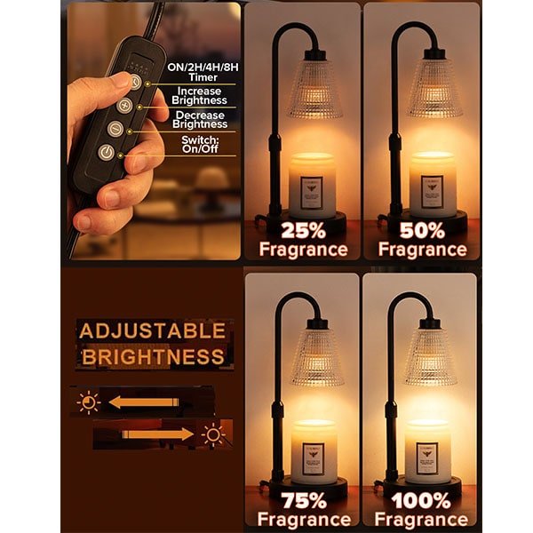 Candle Warmer Lamp with Timer