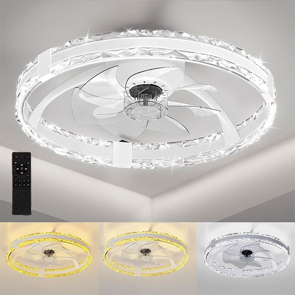 Chandelier Fan with Dimmable Lights