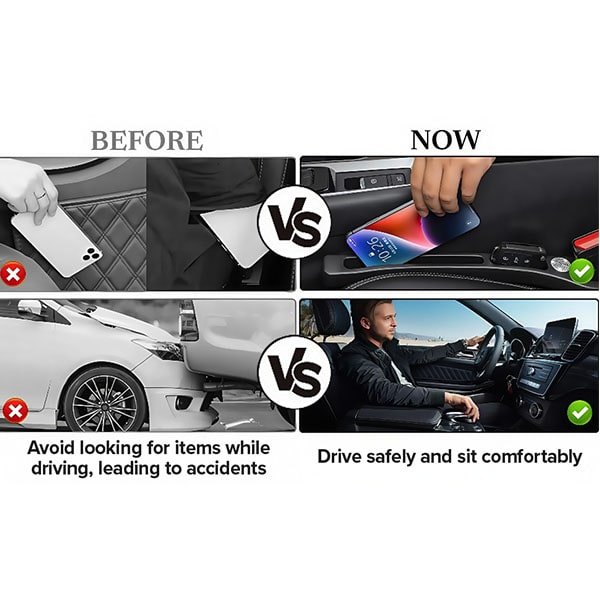 Car Seat Gap Fillers (2 Pack)