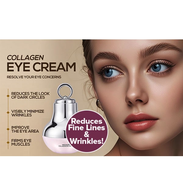 Eye Cream With Built-In Red Light Massager