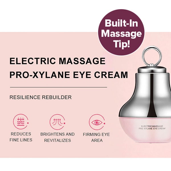 Eye Cream With Built-In Red Light Massager