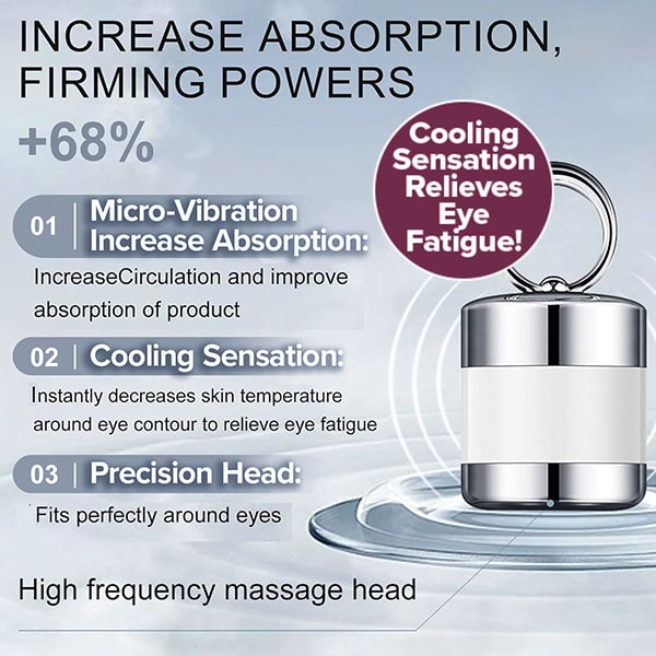 Eye Cream With Built-In Red Light Massager