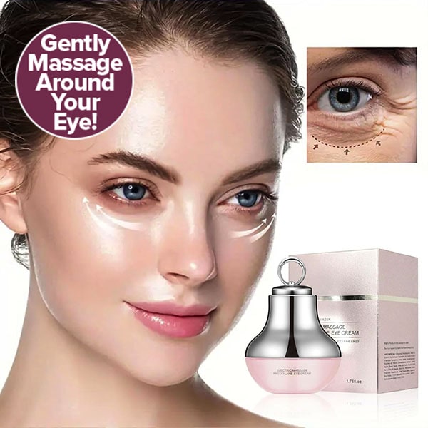 Eye Cream With Built-In Red Light Massager