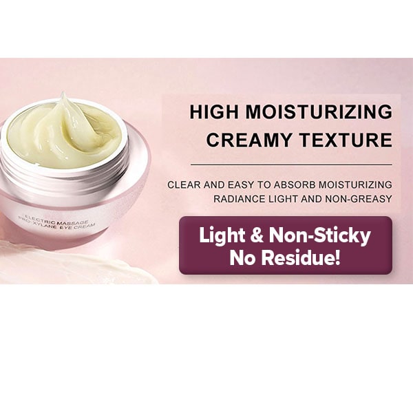 Eye Cream With Built-In Red Light Massager