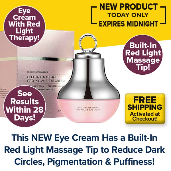 Eye Cream With Built-In Red Light Massager