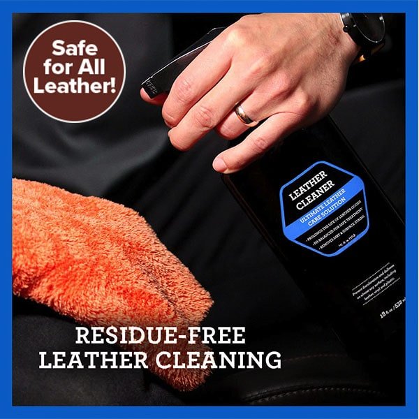 Leather Cleaning Spray for Couches, Car Interiors, Bags, Jackets, and Shoes