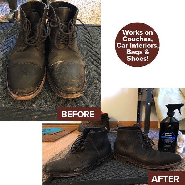 Leather Cleaning Spray for Couches, Car Interiors, Bags, Jackets, and Shoes
