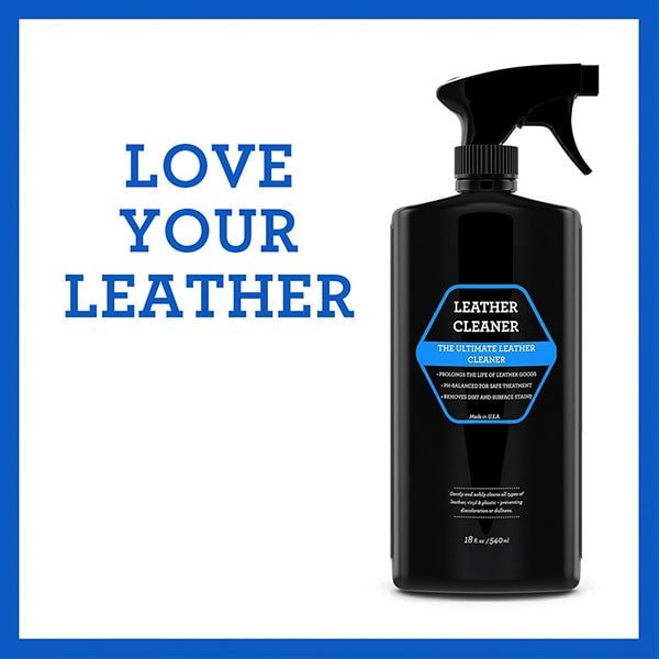 Leather Cleaning Spray for Couches, Car Interiors, Bags, Jackets, and Shoes