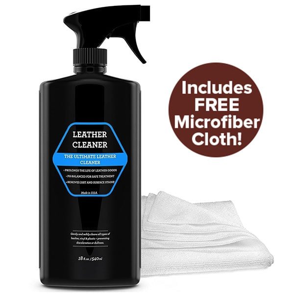 Leather Cleaning Spray for Couches, Car Interiors, Bags, Jackets, and Shoes