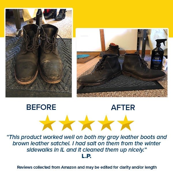 Leather Cleaning Spray for Couches, Car Interiors, Bags, Jackets, and Shoes