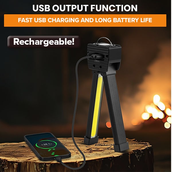 Portable Posing LED Flashlight