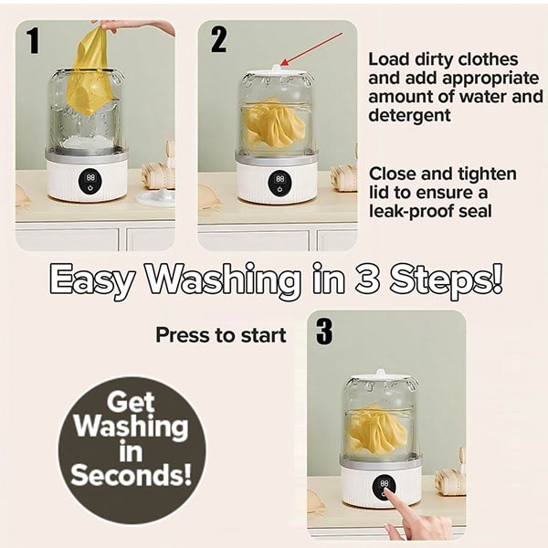 Mini Portable Washing Machine