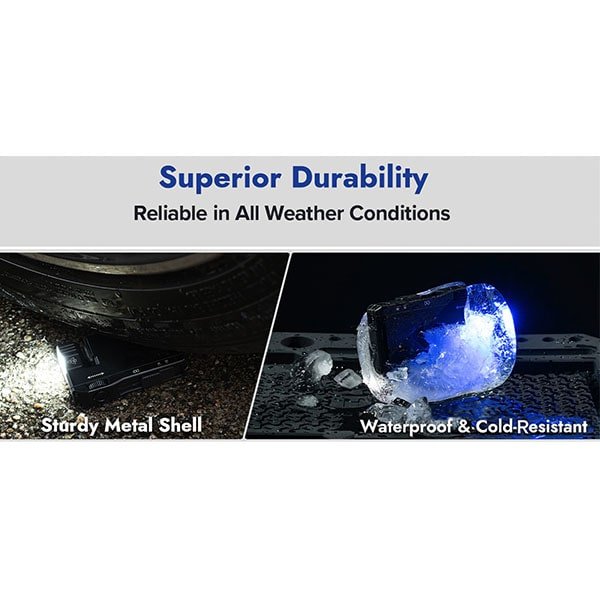 Rechargeable 400 Lumens Dual Light Flashlight