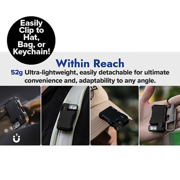 Super Bright Slim Dual Light Flashlight