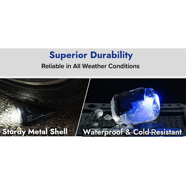 Super Bright Slim Dual Light Flashlight