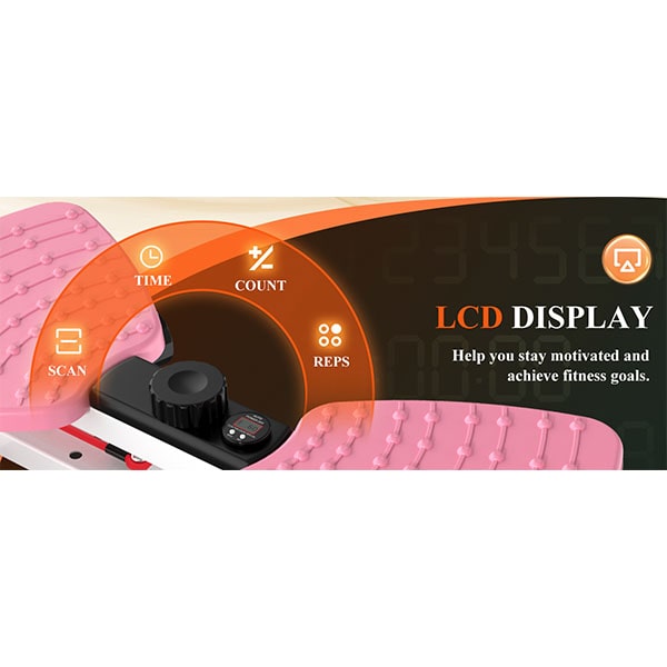 Waist Fitness Twisting Machine (Includes Resistance Bands)
