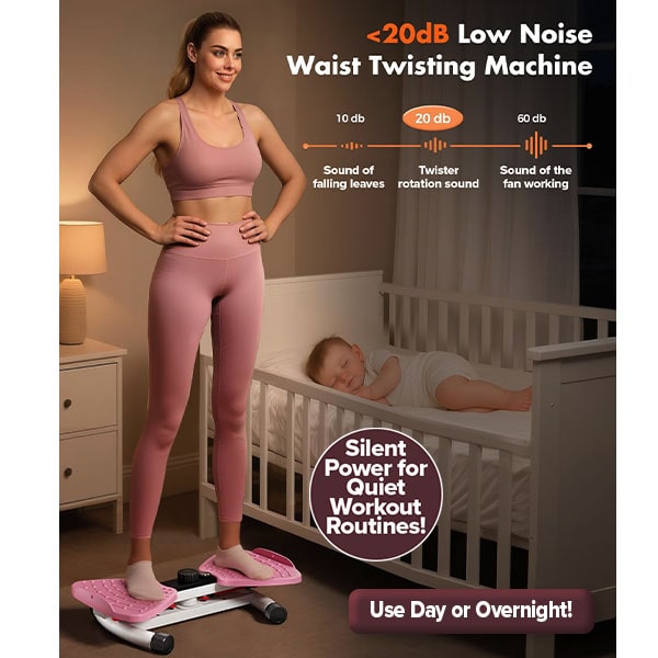 Waist Fitness Twisting Machine (Includes Resistance Bands)