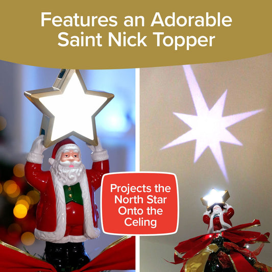 Superstar Santa Pop-Up Christmas Tree