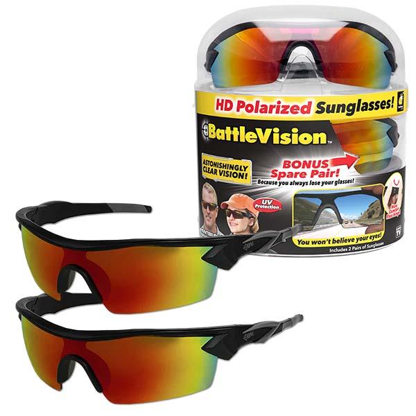 Battle Vision Sunglasses on Nature Background