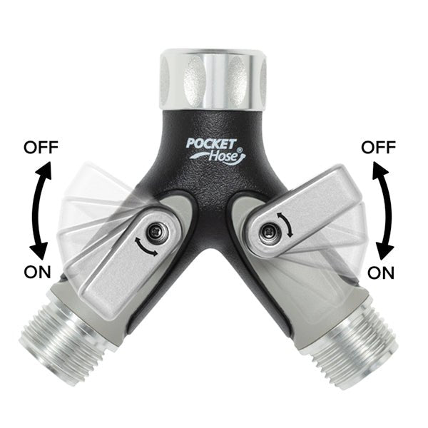 Pocket Hose Silver Bullet 2-Way Hose Splitter