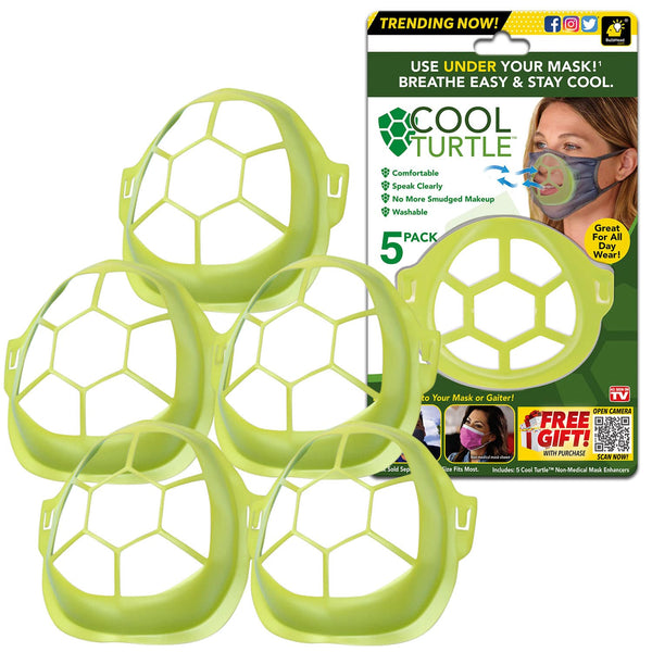 Cool Turtle Mask Enhancer (5 Pack)