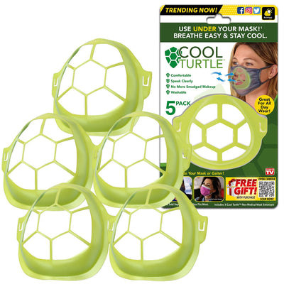 Cool Turtle Mask Enhancer (5 Pack)