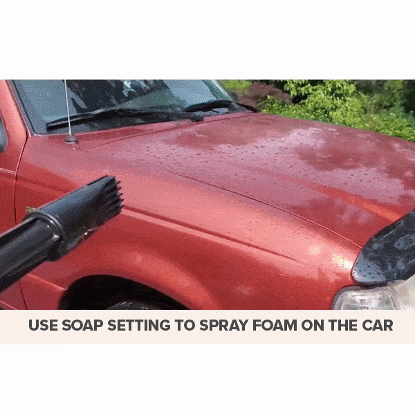 Car Wash Sprayer With 25 Foot Expandable Garden Hose