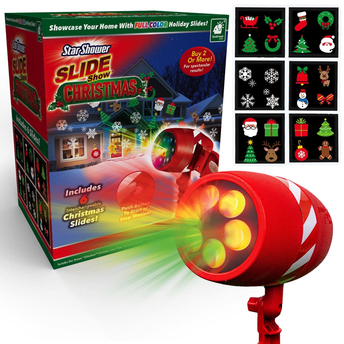 Star Shower Slide Show Christmas