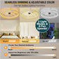 Chandelier Fan with Dimmable Lights