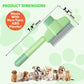 Pet Hair Removal Comb with Release Button