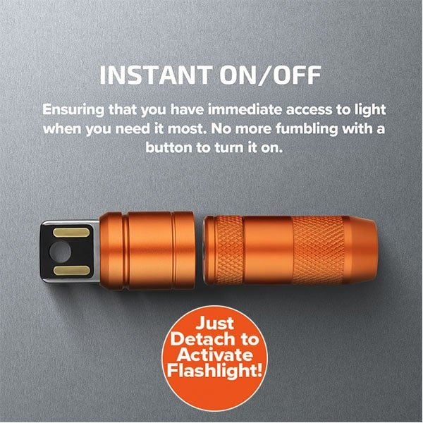 Rechargeable LED Keychain Flashlight
