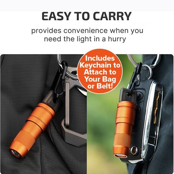 Rechargeable LED Keychain Flashlight
