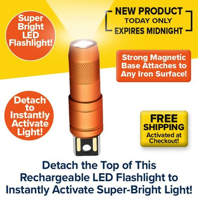 Rechargeable LED Keychain Flashlight