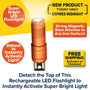 Rechargeable LED Keychain Flashlight