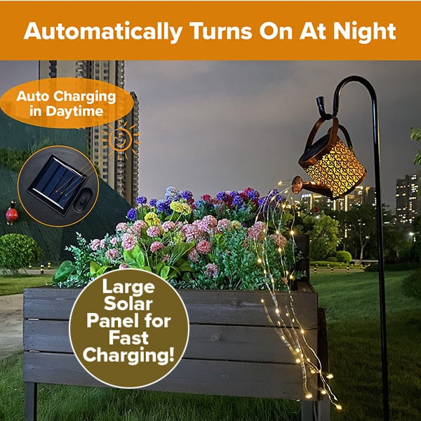 Solar Outdoor Hanging Lantern