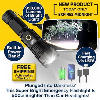 Super Bright Emergency Flashlight