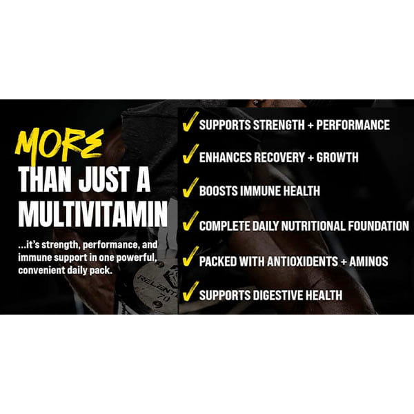 Animal Pak - Multivitamin for Men & Women: More than a multivitamin—supports strength, recovery, immunity, nutrition, antioxidants, aminos, and digestive health.