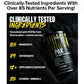 A container of Animal Pak - Multivitamin for Men & Women rests on black cloth, with text above: Clinically-Tested Ingredients, Over 85 Nutrients Per Serving—antioxidants, vitamins, and minerals included.