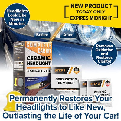 Ceramic Headlight Restoration Kit