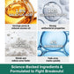 Four-panel graphic for Dr. Leo Acne Buster showcasing ingredients: 1.8% salicylic acid, 10% colloidal sulfur, 15% zinc oxide, and 4% niacinamide to help fade post-acne marks, with captions explaining their specific skin benefits.