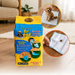 A package of Drawstring Pee Pads (Includes 25 Pads) featuring a small brown dog sitting on one of the pads, with close-up images showcasing pad details. The packaging emphasizes the drawstring pee pad design for easy cleanup and excellent odor control, helping to keep your home fresher.