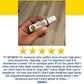 A hand holds the Hempvana Migraine Stick, a migraine relief roll-on featuring soothing hemp seed oil, displayed above a five-star graphic and a testimonial from Jessica praising its effectiveness for chronic migraines and headaches.