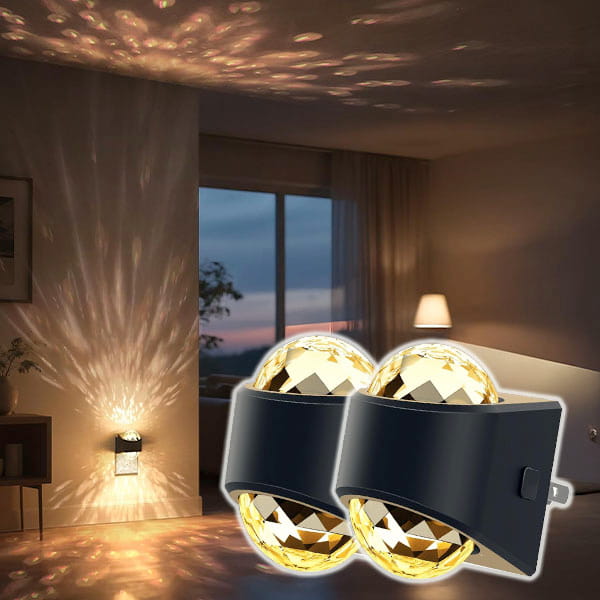 LED Projector Night Light (Pack of 2)