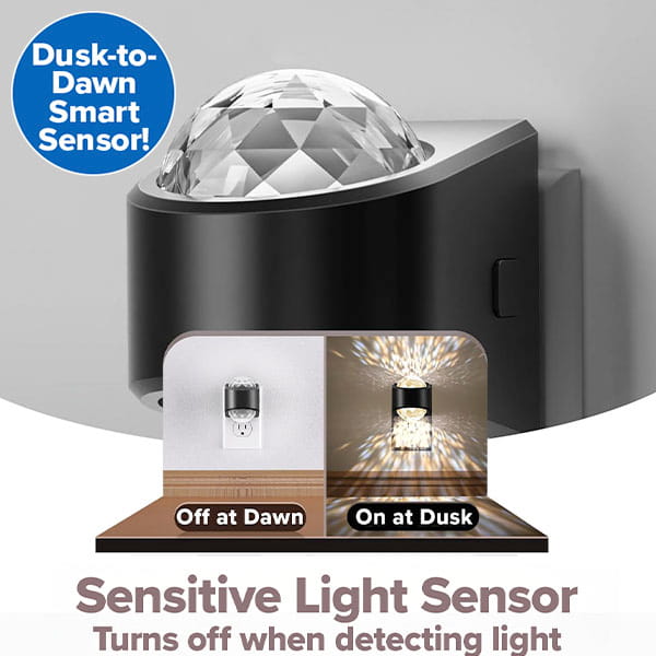 LED Projector Night Light (Pack of 2)