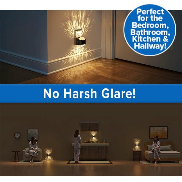 LED Projector Night Light (Pack of 2)