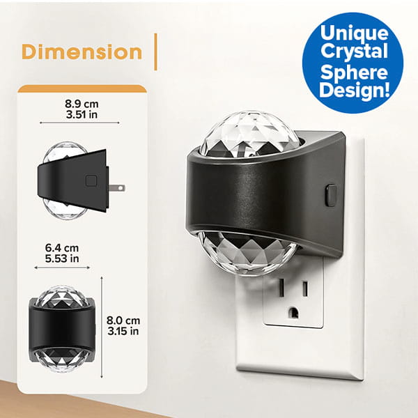 LED Projector Night Light (Pack of 2)