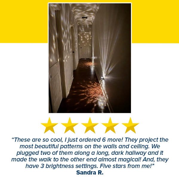 LED Projector Night Light (Pack of 2)