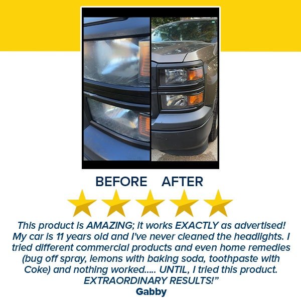 Ceramic Headlight Restoration Kit