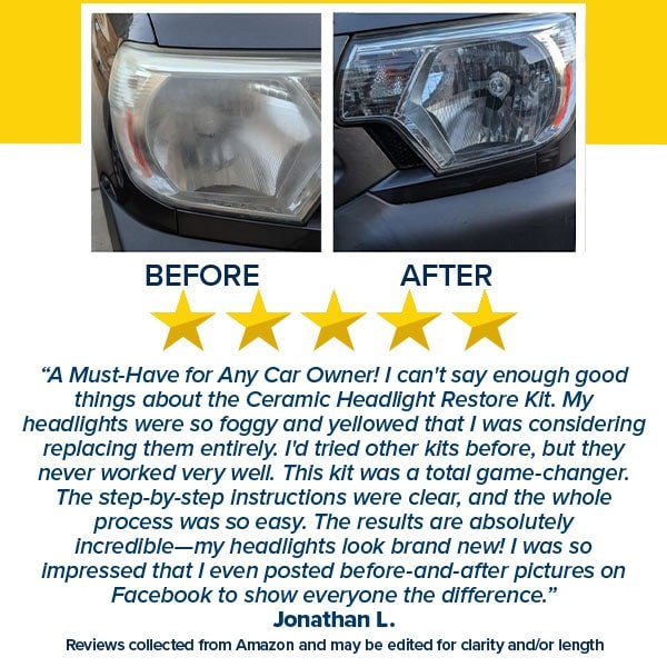 Ceramic Headlight Restoration Kit